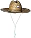 Roxy Women's Tomboy Printed Straw Sun Protection Hat, Marshmallow Cariban Flowers, M/L
