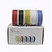 Striveday 24 AWG Silicone Wire Kit (6 Colors, 26.2ft Each) - Tinned Copper, 300V, Ultra-Flexible for Electronics, RC, Arduino, LED Projects