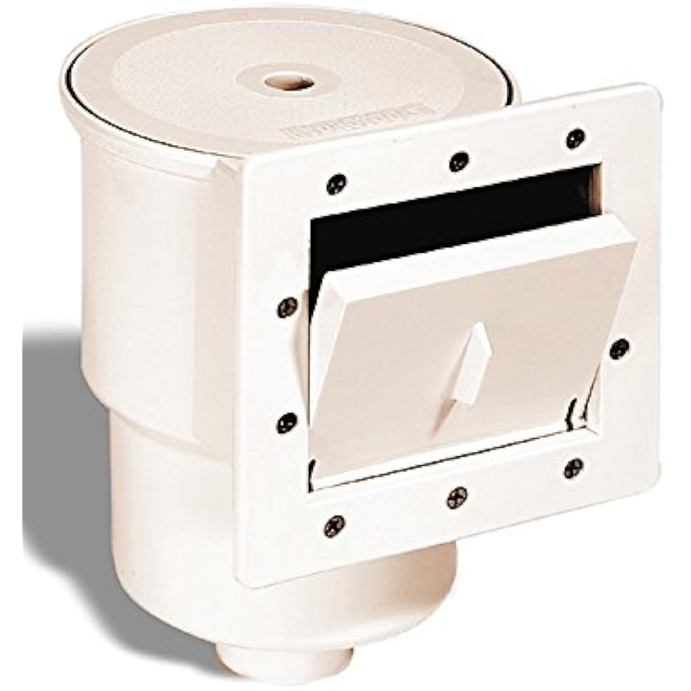 HydroTools By Standard ABS ThruWall Pool Skimmer Color Off White