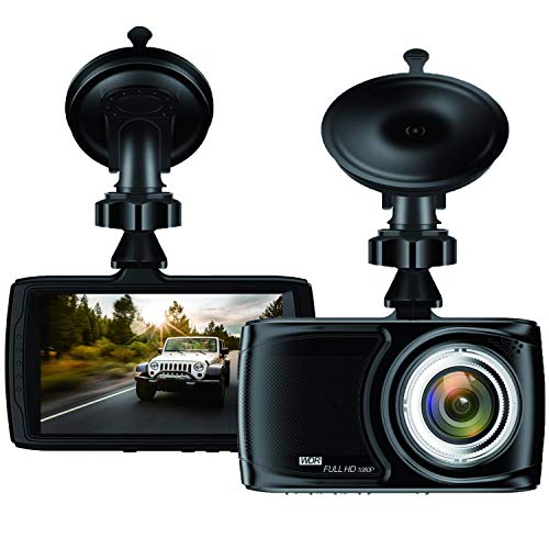 BUIEJDOG in Car Dash Cam 1080P FHD DVR Car Driving Recorder 3.5
