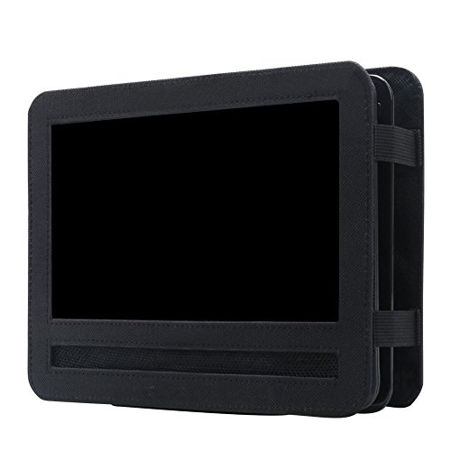 Car Headrest DVD Player Case Holder, Video DVD Car Mount Strap Case for 9 Inch-9.5inch