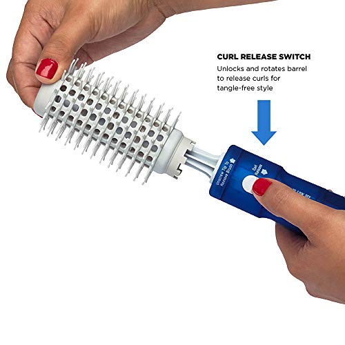 Helen of Troy Tangle Free Hot Air Brush, White, 1 1/2 Inches Barrel 1573 Beauty Store