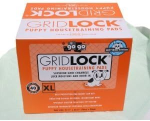 4 Cases of 40 Pack 27.5" X 35.5" Extra Large Gridlock Housebreaking Wee Wee Pads (160 Pads Total)