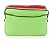 iPearl 13-inch Soft Neoprene Sleeve Case for MacBook & UltraBook Laptop (Built-in External Pocket) (Green)