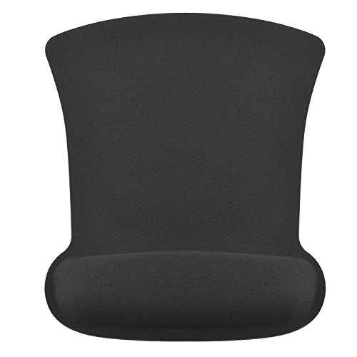 image for Ktrio Mini Mouse Pad with Memory Foam Wrist Rest Ergonomic Mousepad wi