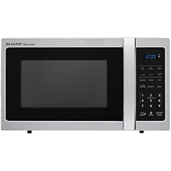 Sharp Microwaves ZSMC0912BS Sharp 900W Countertop Microwave Oven, 0.9 Cubic Foot, Stainless Steel
