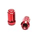 ZY Wheel 1/2 x 20 Set of 23pcs 6 Spline Red Lug Nuts Closed End with 2 Keys 1.38