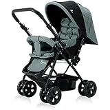 Teknum Reversible Look at Me Stroller - Dark Grey