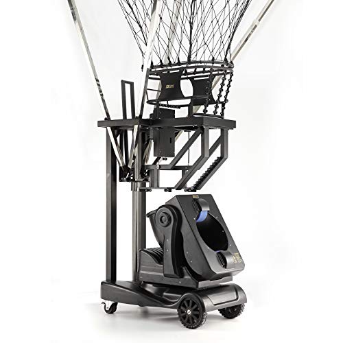 Siboasi Shooting Machine Basketball Rebounder, Automatic Basketball Return and Guard Net