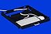 RAISING ELECTRONICS 1U Rack Mount Sliding Keyboard Tray