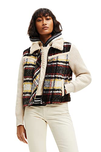 Desigual CHAQ_OFELIA, 1001 RAW, giacca Da donna, White, L