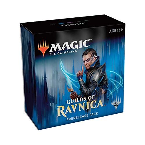 Magic The Gathering: MTG: Guilds of Ravnica Prerelease Pack Dimir (Pre-Pelease Promo + 6 Boosters + d20 Spindown Counter) Kit