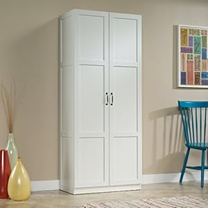 storage cabinet sauder finish soft kitchen amazon shipping