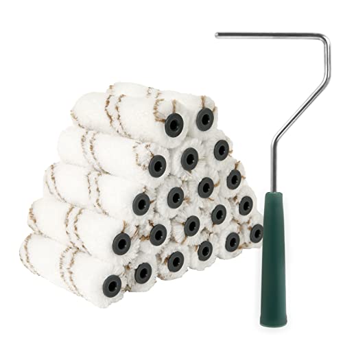 thumbnail image 2 of Mister Rui 9 Inch Microfiber Roller Covers 5-Pack - 3/8 Nap Paint Rollers For Smooth Finish 2 of 9