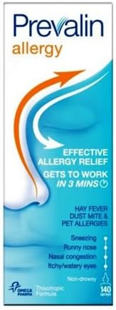 Prevalin Allergy 20ml Adult Nasal Spray 140 Doses