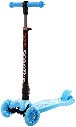 Mini Tunable 3 Wheel Kick Scooter - Blue