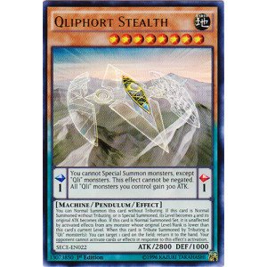 Yu-Gi-Oh! - Qliphort Stealth (SECE-EN022) - Secrets of Eternity - 1st Edition - Ultra Rare