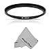 Goja 46-49MM Step-Up Adapter Ring (46MM Lens to 49MM Accessory) + Premium MagicFiber Microfiber Cleaning Cloth