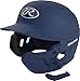 Rawlings MACH EXT Batting Helmet Extension Flap Piece, Matte Navy, Right Hand Batter