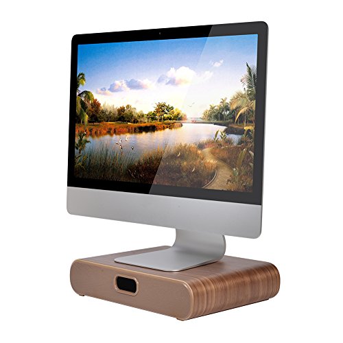 image for Computer Monitor Stand SAMDI Monitor Riser With Desk Organizer Storage