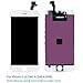 YPLANG Screen Replacement Compatible for iPhone 6 Screen Replacement White, LCD Display Digitizer Frame Assembly Full Repair Kit, with Repair Tools and Flowchart