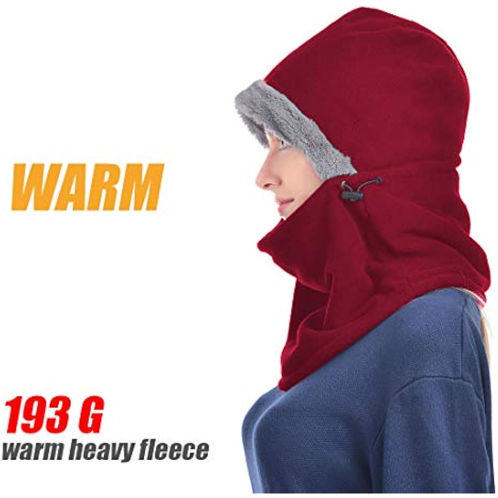 Balaclava Fleece Hood Men Or Women, Heavy Unisex Balaclavas, Ski Face