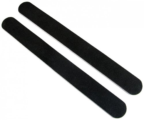 Standard Black 240/240 (Wht Ctr) Washable Nail File 50 Pack