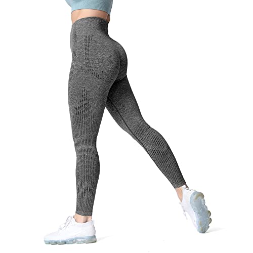 Aoxjox Women's High Waist Workout Gym Vital Seamless Leggings Yoga