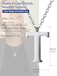 PROSTEEL Stainless Steel Necklace For Women Womens