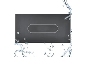 Luckin Sports 108 X 56 inch Texas Hold'em Professional Casino Poker and Gambling Table Cloth Felt. 100% Durable Fabric, Waterproof and Stain Resistant, Washable and Ironable. (Grey/S)