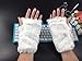 LL-partner Fingerless Fur Gloves-Smooth Furry Gloves-Soft Fuzzy Women,Girls Warmer Gloves One Size