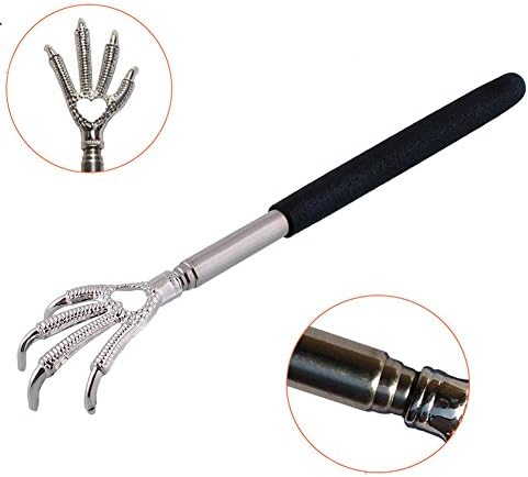 Back Scratcher Back Scratchers For Adults - New Adjustable Portable Convenient Black Eagle Claw Telescopic Ultimate Massager Back Scratcher Gift - Back Scratchers
