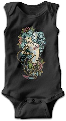 Mermaid And Anchor Babycute Climbing Clothing Baby Onesie Baby Love Suit