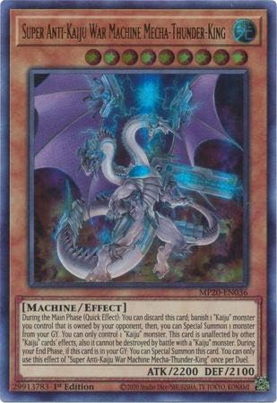 Amazon Com Super Anti Kaiju War Machine Mecha Thunder King Mp En036 Ultra Rare 1st Edition Toys Games