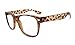 FancyG Classic Retro Fashion Style Clear Lenses Glasses Frame Eyewear - Leopard