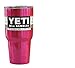 YETI Rambler Cup Custom Colors, 30 oz, Stainless Steel Tumbler,Travel Mug, Powder Coated (Glitter Pink)
