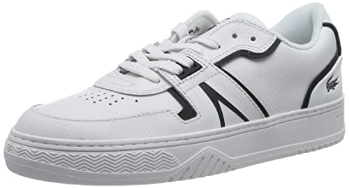 Lacoste 45SFA0087, Women's Court Sneakers, WHT/BLK, 39 EU, Wht Blk, 6 UK