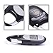 Walking Pedometer 3D Carabiner Activity Fitness Tracker with 7-Day Memory, Slient Digital Pedometer with Step, Calorie & Distance Counter for Men & Women (black)