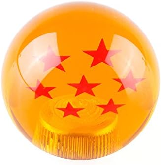 Mecar Dragon Ball Z Star Manual Stick Shift Knob 2.1 inch With Adapters Fits Most Cars,7 star