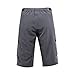 ARSUXEO Men's Loose Fit Soft Cycling Shorts MTB Mountain Bike Shorts Light Weight No Pad 1705 Gray Size Large