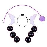 ROLECOS Kanna Kamui Cosplay Head Accessory and Tail Sets JW164A