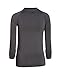 Under Armour Boys' HeatGear Armour Long Sleeve Fitted Shirt, Carbon Heather/Black, Youth Medium