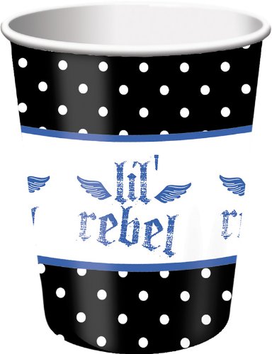 Creative Converting Rebel Birthday Paper Party Cups, 8 Count