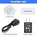Chuangdi Power Adapter and 16 ft/ 5 m Charge Cable Compatible with Ring Video Doorbell 1 to Continuously Power Your Doorbell, Power Supply Adapter Charger for Ring Doorbell 1