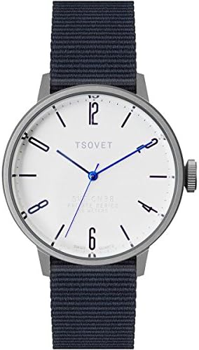 Tsovet SVT-CN38 Analog Quartz Stainless/Silver w/ Black/Navy Watch