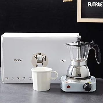 200 ml cafetera de Estufa de 4 Tazas Conveniente para la Cocina de inducción  Uso Doméstico y en la Oficinacafé ZHJIUXING DQ Actualizar Cafetera  Espressos Café y té Cafeteras italianas futakuchi-hakata.com