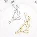 QTMY 2 PCS Metal Branches Hairpin Hair Clips Hair Accessories