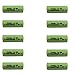 Kastar Rechargeable Ni-MH Battery 2/3AAA 1.2V 400mAh Flat Top Replacement For Solar Light, Solar Flowers, Remote Control, Garden Light [10Pcs]