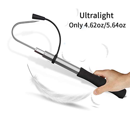 SAN LIKE Telescopic Fishing Gaff,Aluminum/Fiberglass Pole with Nonslip