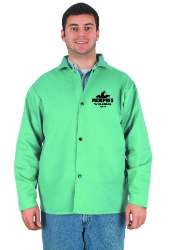 MCR Safety 39030XL 30-Inch Flame Resistant Cotton Fabric Welding Jacket with In…